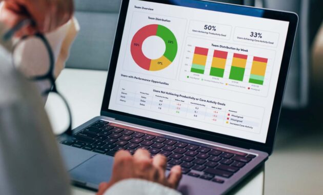 Executive viewing an ActivTrak workforce analytics report
